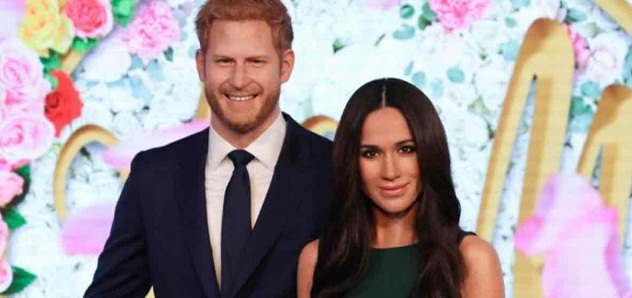  El museo Madame Tussauds de Londres removió las figuras de cera de Harry y Meghan de la familia real