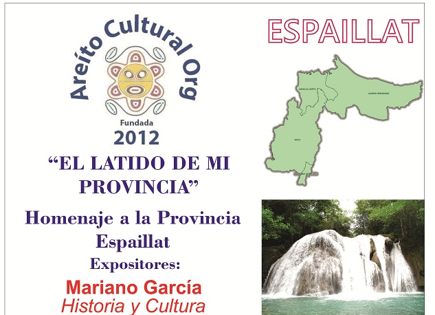  Areíto Cultural rendirá tributo a la provincia Espaillat en el Comisionado Dominicano de Cultura