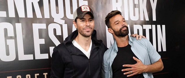  Enrique Iglesias y Ricky Martin juntos en gira musical