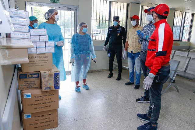  ITSC dona utensilios médicos a centros de salud, cuarteles policiales y bomberos