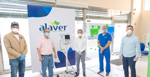  ALAVER dona moderno ventilador al Hospital Morillo King para tratar pacientes con COVID-19