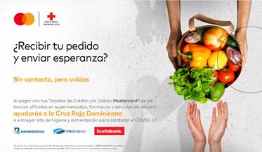  Mastercard reúne a tres bancos en República Dominicana para apoyar esfuerzos de la Cruz Roja para combatir el coronavirus