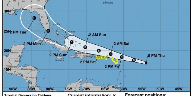  Emiten aviso de tormenta tropical para Puerto Rico por el paso cercano de Laura