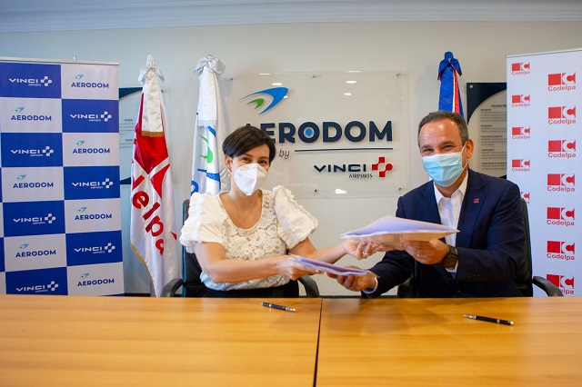  AERODOM firma acuerdo con Codelpa para ejecutar obras remodelación del Aeropuerto Internacional de las Américas JFPG