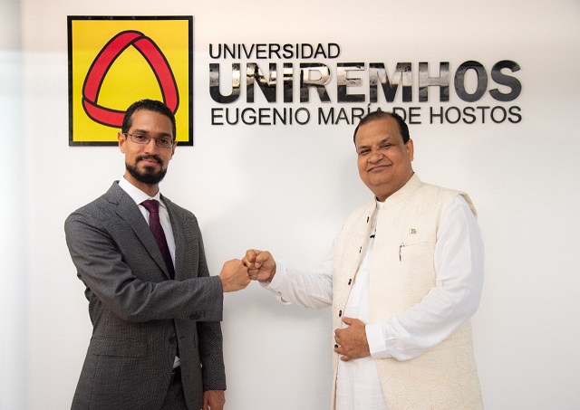  UNIREMHOS y la Cámara de Comercio Dominico-Paquistaní firman convenio educativo