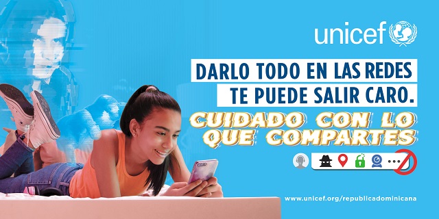  UNICEF RD: «57% de los adolescentes entrevistados no se sienten seguros en Internet»