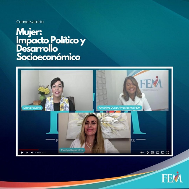  FEM Realiza Conversatorio Internacional “Mujer: Impacto Político y Desarrollo Socioenómico”