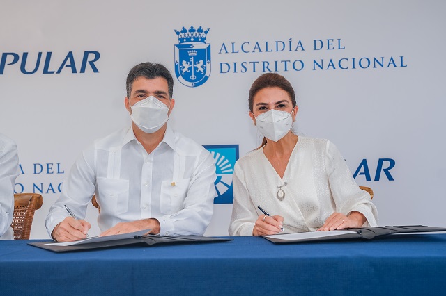  ADN y Banco Popular firman acuerdo para remozamiento del Parque Mirador Sur