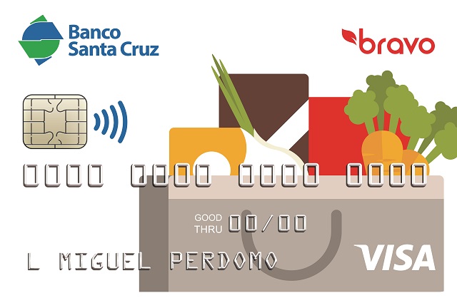  Banco Santa Cruz y Grupo Bravo presentan tarjeta de crédito con devolución de hasta 7% en compras