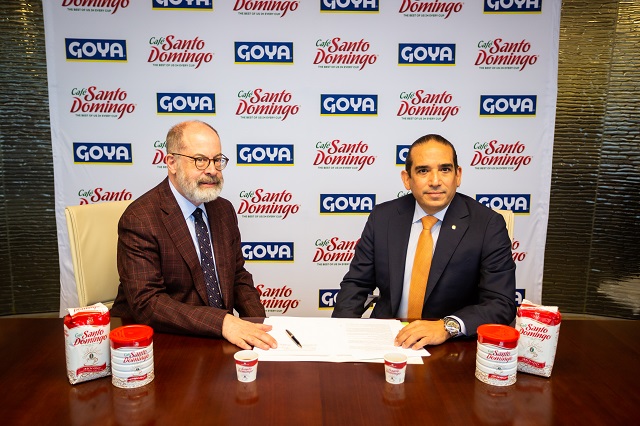  Industrias Banilejas firma acuerdo con Goya Foods para la distribución de Café Santo Domingo en Estados Unidos