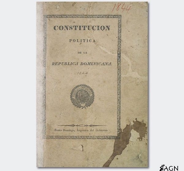  Imagen de la Primera Constitución Dominicana: 177 aniversario