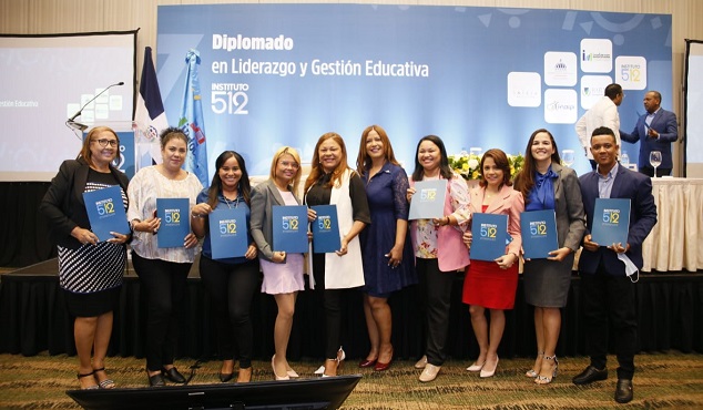  Instituto 512 certifica a 64 líderes del sistema educativo dominicano  en Liderazgo y Gestión Educativa 