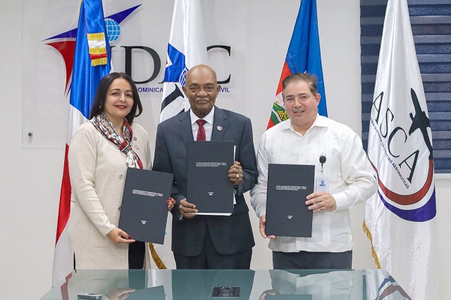  RD y Haití suscriben acuerdo en aviación civil