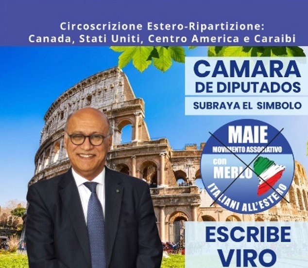  Angelo Viro llama a italianos en la diáspora a votar