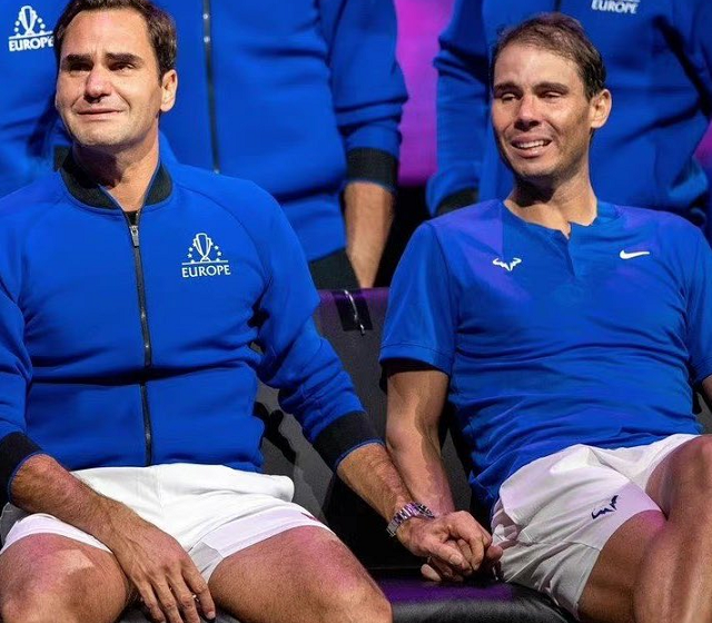  La imagen más elocuente en la despedida del tenis de Roger Federer: el llanto desconsolado de Rafael Nadal