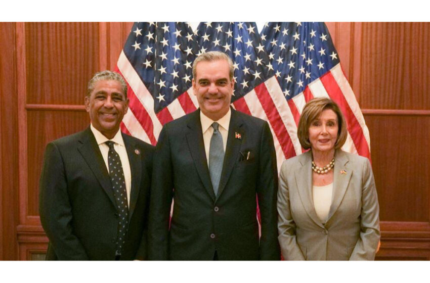  El presidente Luis Abinader se reunió en la tarde de hoy con Nancy Pelosi