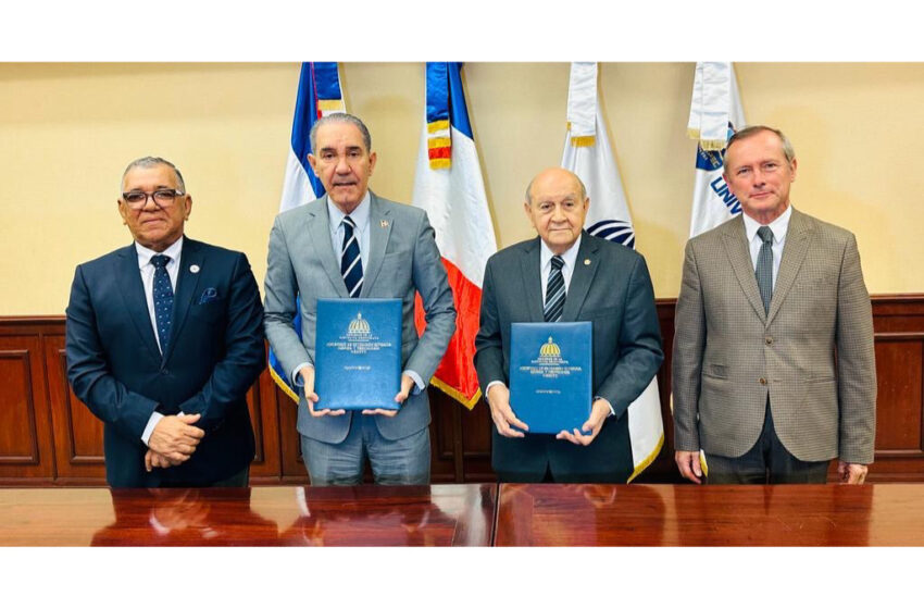  MESCyT y universidades UNAPEC suscriben convenio para cursar maestrías y doctorados en Ingeniería Eléctrica