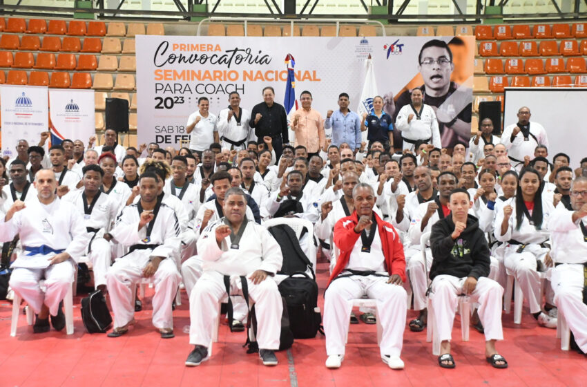  Miguel Camacho destaca participación récord en el Primer Seminario para Coach de Taekwondo