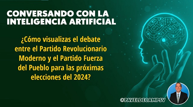  Prueba de la inteligencia artificial en debate del PRM y Fuerza del Pueblo sobre temas de interés nacional