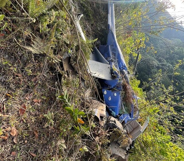  IDAC confirma accidente de helicóptero y muerte de piloto en zona de Los Cacaos San Cristóbal