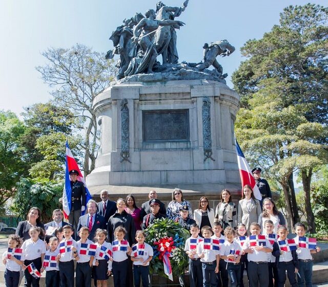  Embajada de la RD en Costa Rica conmemora el 179 aniversario de la Independencia Nacional con varias actividades