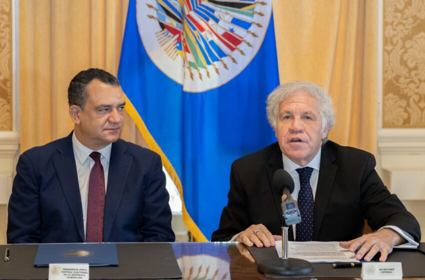  La Junta Central Electoral y la OEA firman convenio de cooperación técnica de cara al próximo proceso electoral