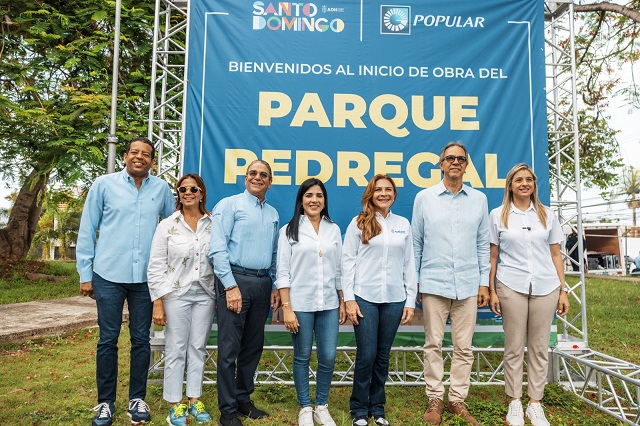 Dejan formalmente iniciados trabajos del Parque Pedregal de la avenida Cayetano Germosén