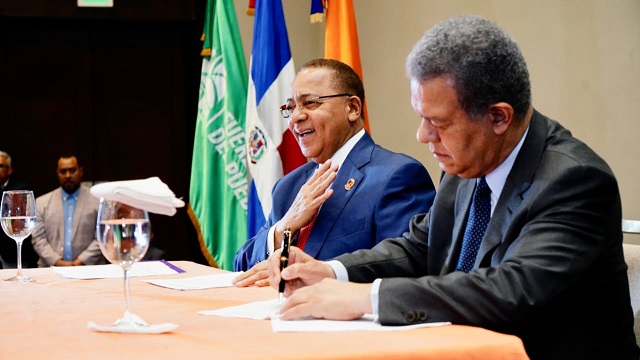  Fuerza del Pueblo y el Partido Demócrata Institucional (PDI) firman un pacto de alianza