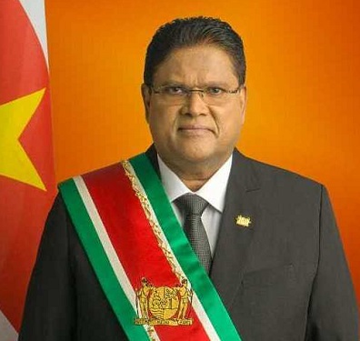  Presidente de Surinam, Chandrikapersad Santokhi, llega el próximo miércoles al país en visita oficial