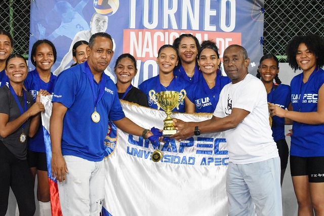  UNEV y UNAPEC campeones  Torneo Voleibol Universitario