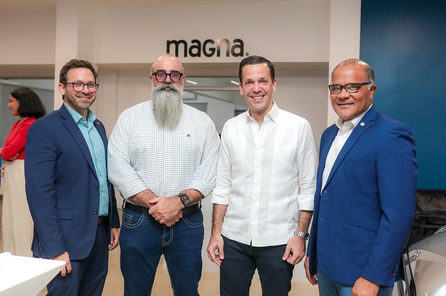  Magna estrecha relaciones con ejecutivos de Banreservas de cara al Expomóvil 2023