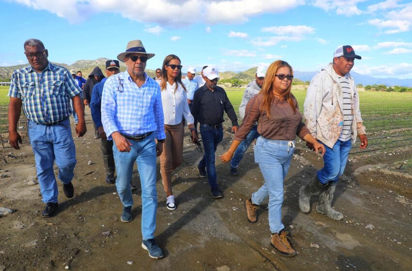  Agricultura anuncia ayudas a productores afectados en San Juan, Azua y Peravia