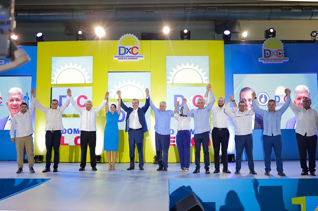  Partido Dominicanos por el Cambio proclama a Luis Abinader como su candidato a la presidencia 2024