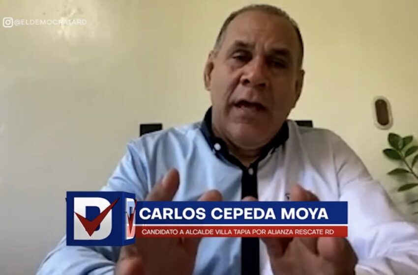  Carlos Cepeda llama a votar temprano este domingo por el rescate de Villa Tapia