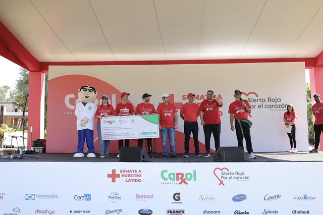  Farmacia Carol concluye con éxito campaña “Alerta Roja por el Corazón 2024: Súmate a nuestro latido”