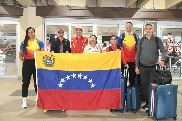  Delegación de Venezuela llega a RD  para Panamericano de Taekwondo