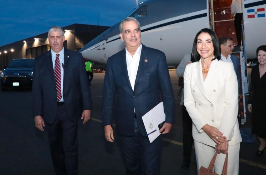 Presidente Abinader llega a Washington donde recibirá reconocimiento por su liderazgo en las Américas
