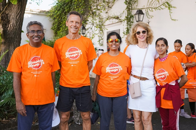  La Embajada del Reino de los Países Bajos realiza la segunda edición de la Bicicletada Naranja