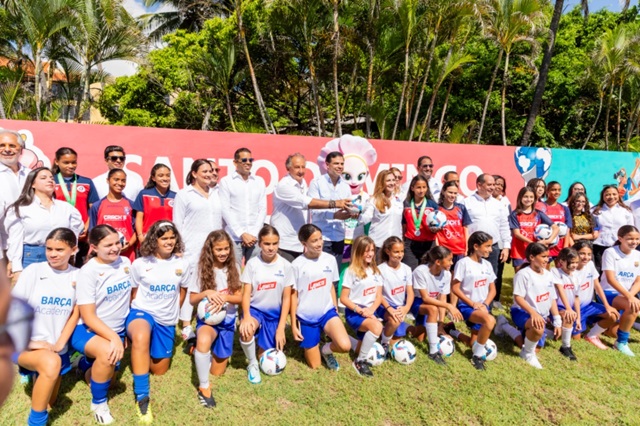  Emblemático mural en Santo Domingo recibe al Mundial Femenino Sub-17 de FIFA