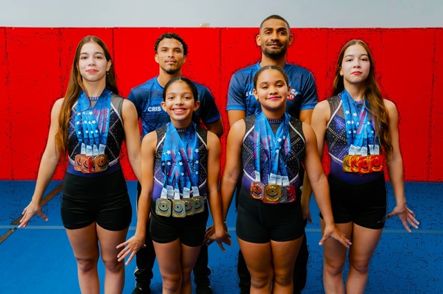  Atletas del Mega Gym se distinguen en nacional de gimnasia Estrellas del Futuro