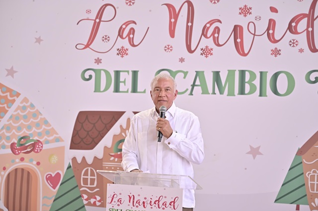  Andrés Bautista encabeza almuerzo navideño junto a sociedad civil de María Trinidad Sánchez y Samaná