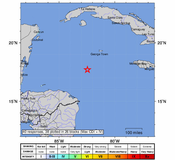  Un sismo de magnitud 7.6 sacudió el mar Caribe: hubo aviso de tsunami en la RD