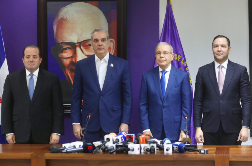  Presidente Abinader se reúne con el expresidente Danilo Medina para fortalecer posición unificada ante crisis haitiana