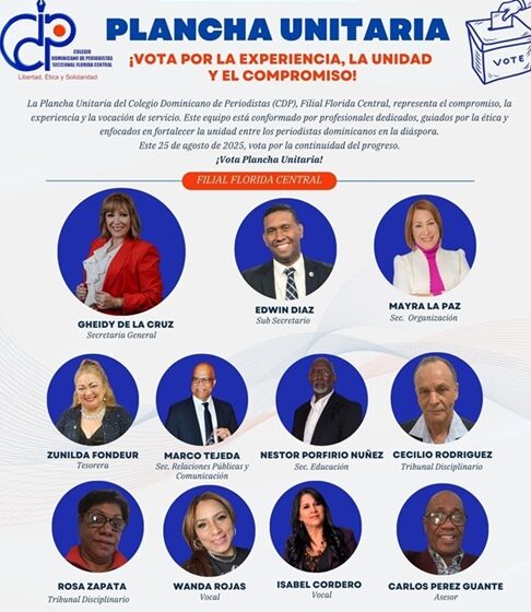  Presentan plancha elite para dirigir filial CDP Florida Central