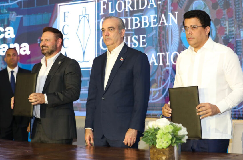  Presidente Abinader encabeza histórica firma de acuerdo entre RD y la FCCA que posiciona al país como hub regional de cruceros