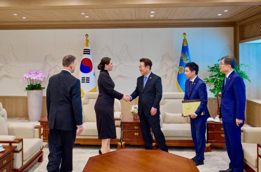  Embajadora Angie Martínez presenta Cartas Credenciales ante el Presidente de la República de Corea, Lee Jae-myung