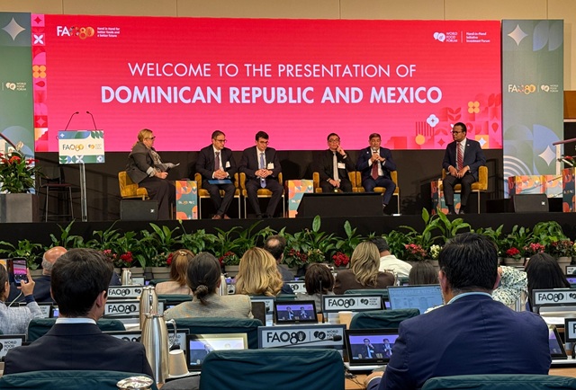  República Dominicana presenta la Nota de Inversión del Banano en el Foro de Inversiones Hand-in-Hand 2025 en Roma