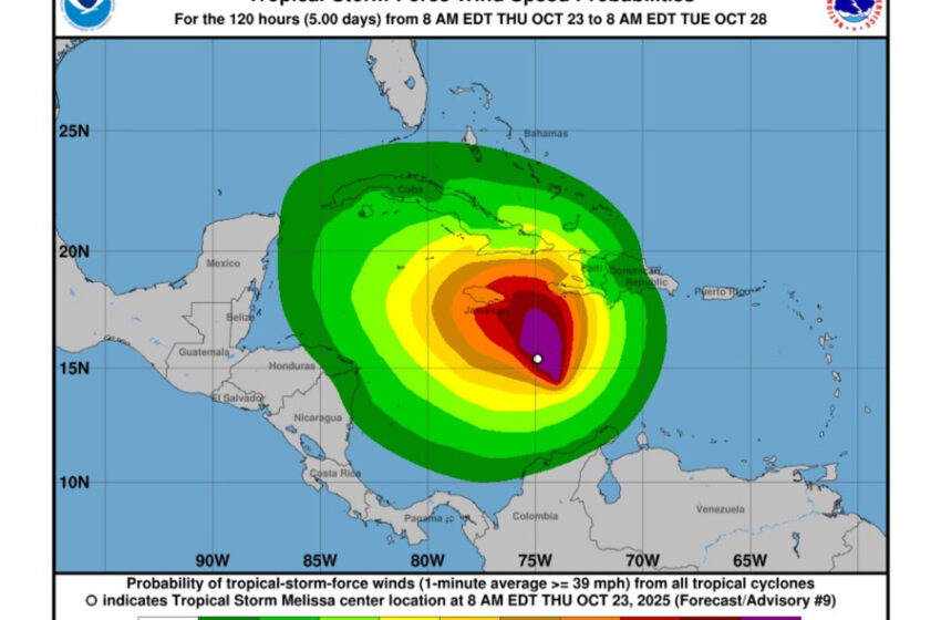  La amenaza de Melissa
