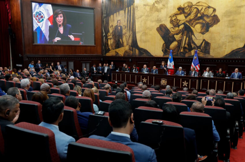  Congreso Nacional recibe visita oficial de la gobernadora del Estado de Nueva York