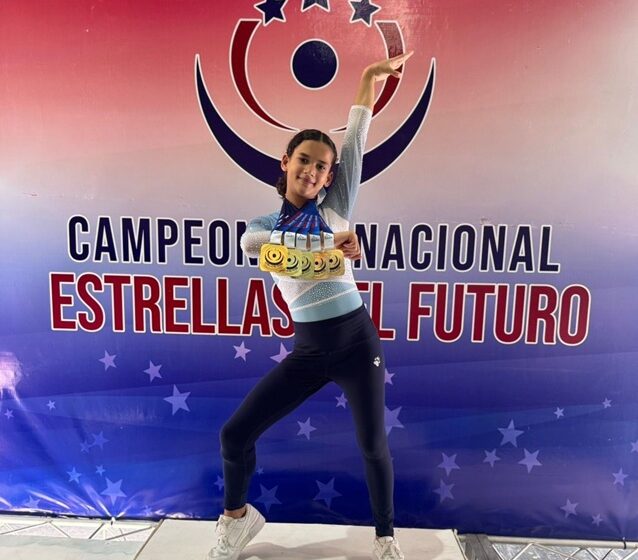  Coral Caamaño se corona campeona nacional de gimnasia nivel 6 con 5 medallas de oro